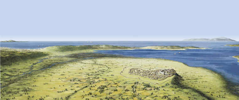 Troia Panorama.jpg reconstruction illustration von Christoph Hauner